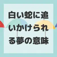 白い蛇に追いかけられる夢のサムネイル画像