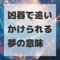 凶器で追いかけられる夢のサムネイル画像