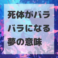 死体がバラバラになる夢のサムネイル画像