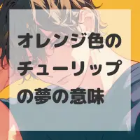 オレンジ色のチューリップの夢のサムネイル画像
