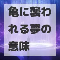 亀に襲われる夢のサムネイル画像